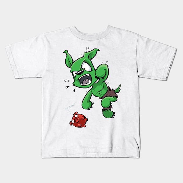 Oink! Kids T-Shirt by craigbruyn